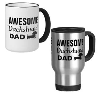 Awesome Dachshund Dad Mug, The Smoothe Store