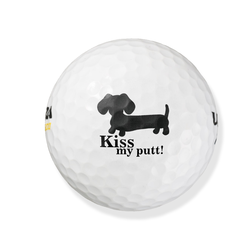 Kiss My Putt Dachshund Golf Balls, The Smoothe Store