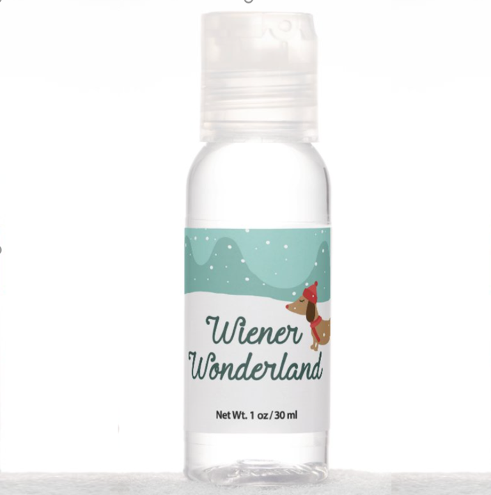 Dachshund Hand Sanitizer | Wiener Wonderland