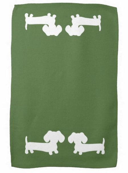 Dachshund Kitchen Dish Towels, The Smoothe Store