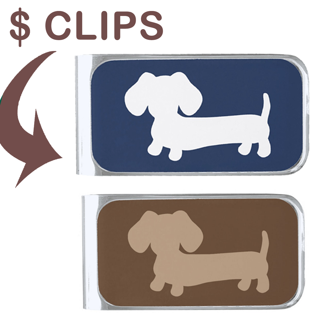 Men's Dachshund Money Clip, The Smoothe Store