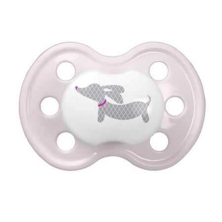 Pink Wiener Dog Pacifiers for Baby, The Smoothe Store